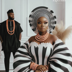 White & Black Aso-Oke Style Inspiration