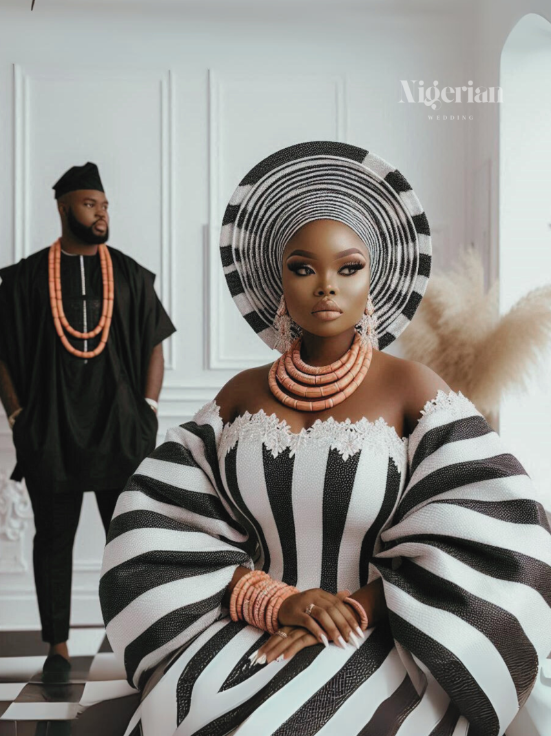 White & Black Aso-Oke Style Inspiration